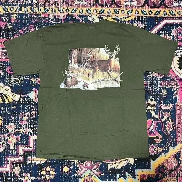 Vintage Deer‎ T-Shirt Size Large - Picture 1 of 2